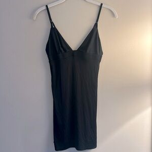 Victoria secret black slip lingerie XS satin